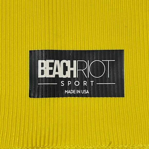 NWOT Beach Riot Sport Workout Set - Yellow - XL - Picture 10 of 16